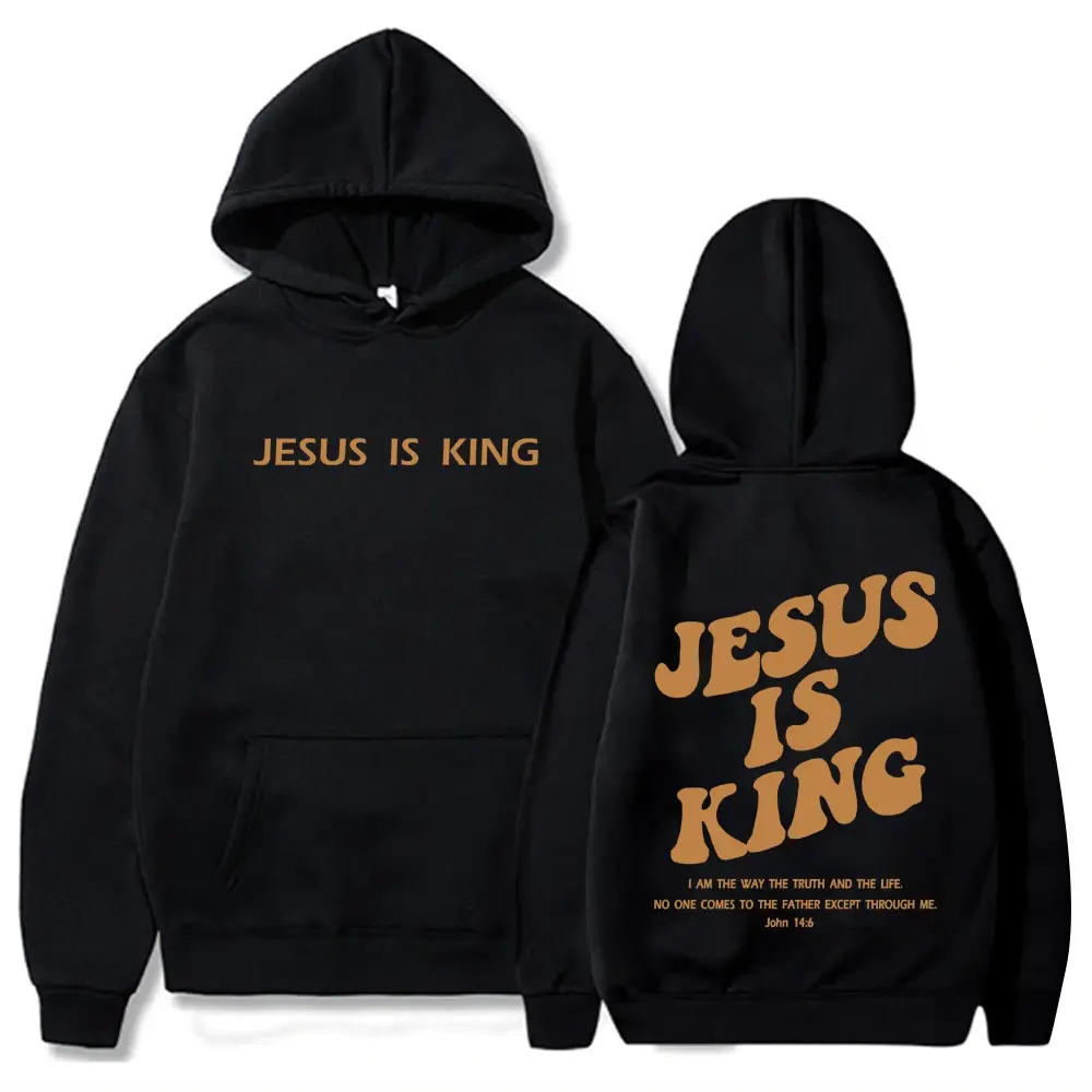 Jesus Is King Hoodie Christian Faith Sweatshirt