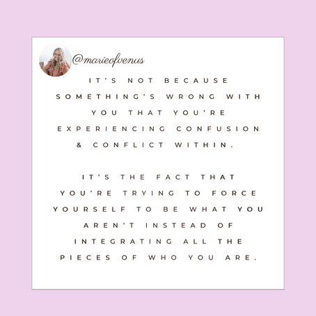 You're not experiencing a self-crisis.  You're refusing to start where you are.