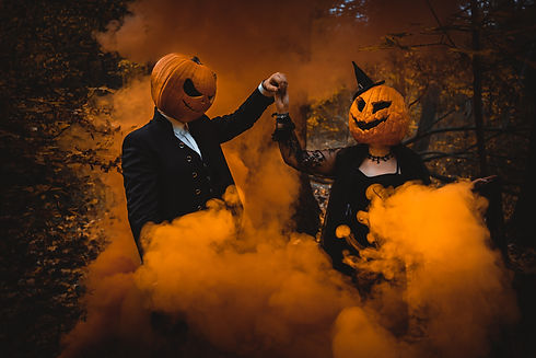 Halloweenshooting Pärchen