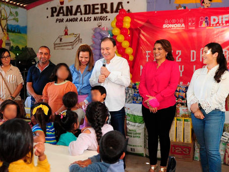 Amuncia gobernador Durazo programa de comedores infantiles