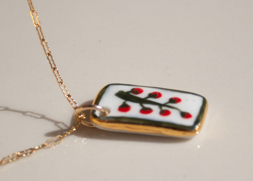 Miniature : Médaillon 'grappe de tomates'
