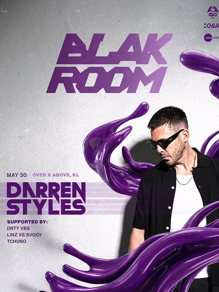 blak room boiler party with darren styles at over and above kl malaysia