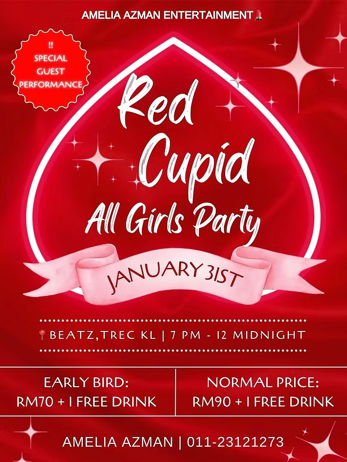 all girls event poster at beat trec kl