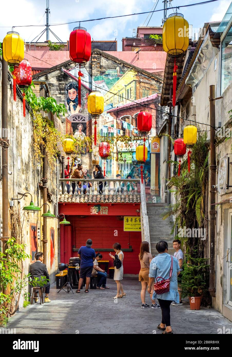 Lorong panggung, tourist spot mural and steert art kl