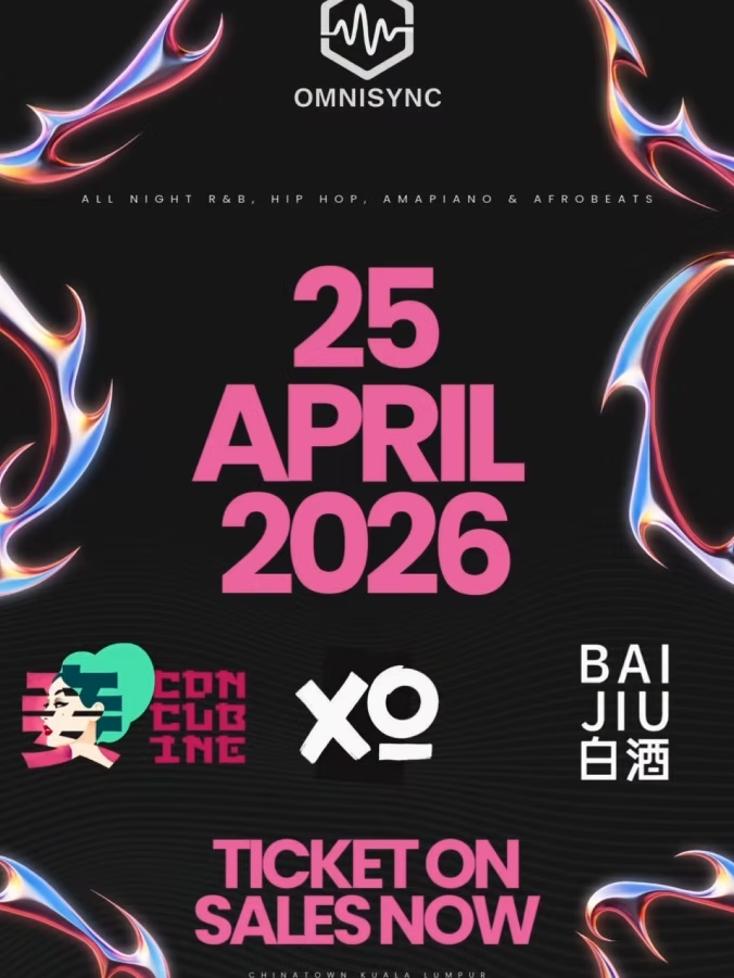 chinatown invaded event poster - 25th april at chinatown kl, multi club and multi dj event