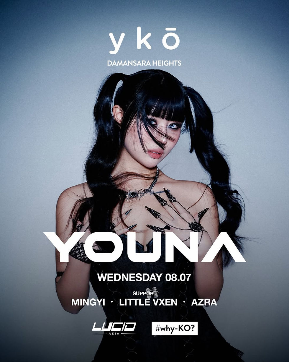 youna takeover at yko damansara kl poster