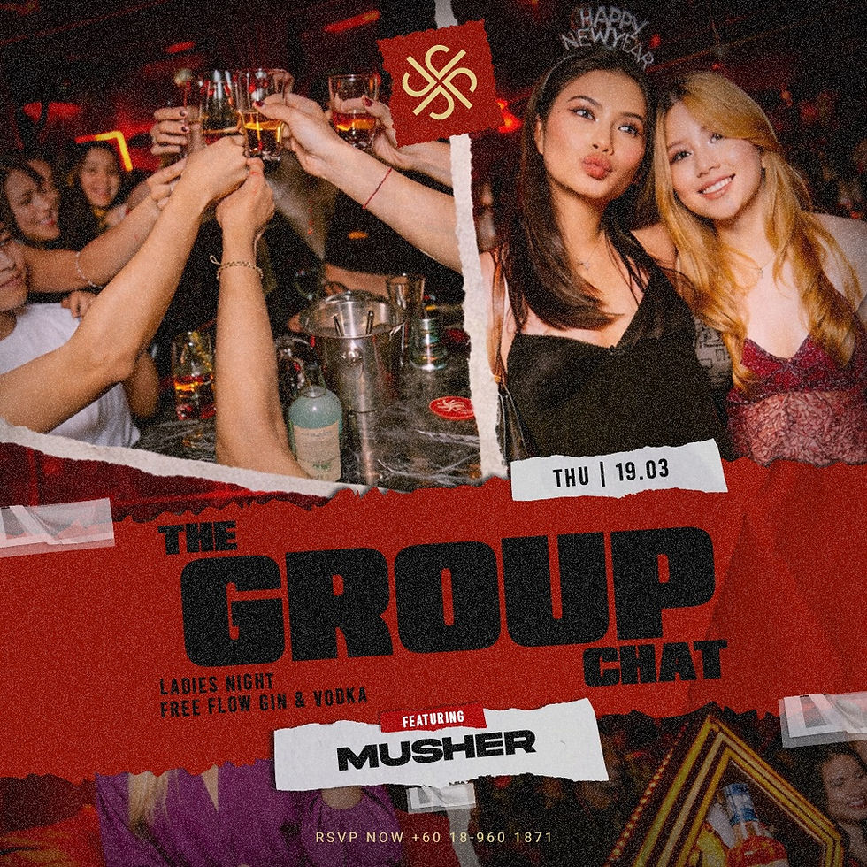 Ms bianca at damansara heights KL ladies night poster