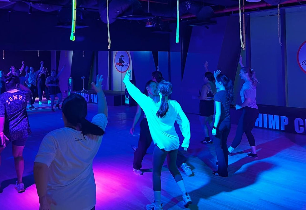 Zumba at chimpchamp3