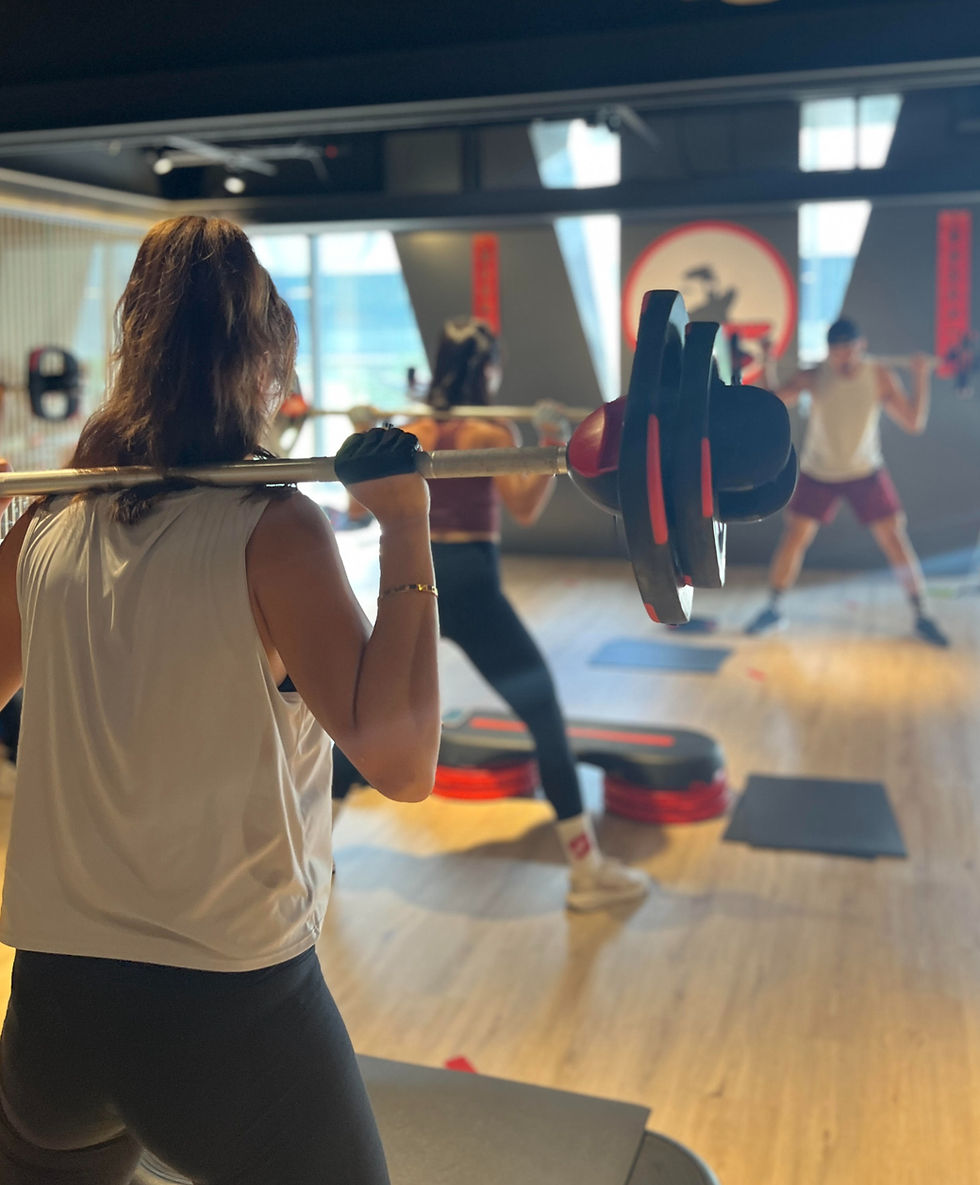 best lunchtime fitness classs in singapore's cbd? One of them woul dbe Les Mills Bodypump!