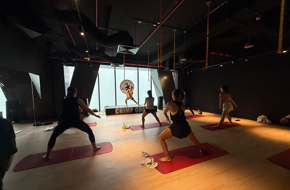 Mobility and stretch essential class in Chimpchamp Fitness