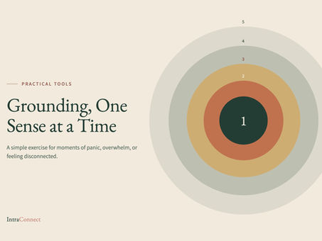 Grounding: A Simple Tool for Overwhelm