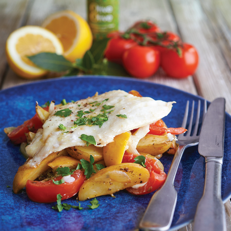 GREEK STYLE ROAST FISH