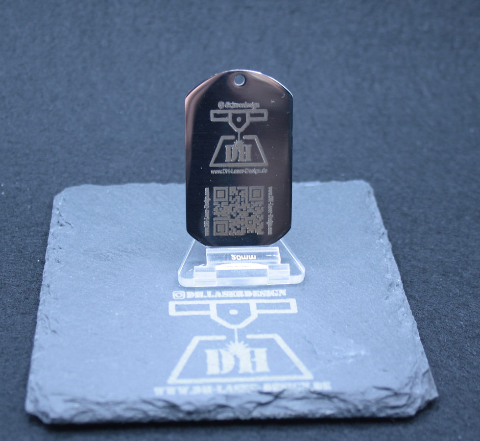 Miniaturbild: Dog Tag/Erkennungsmarke aus Edelstahl