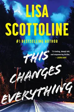 Book cover of a dark road within a forest lit up by headlights