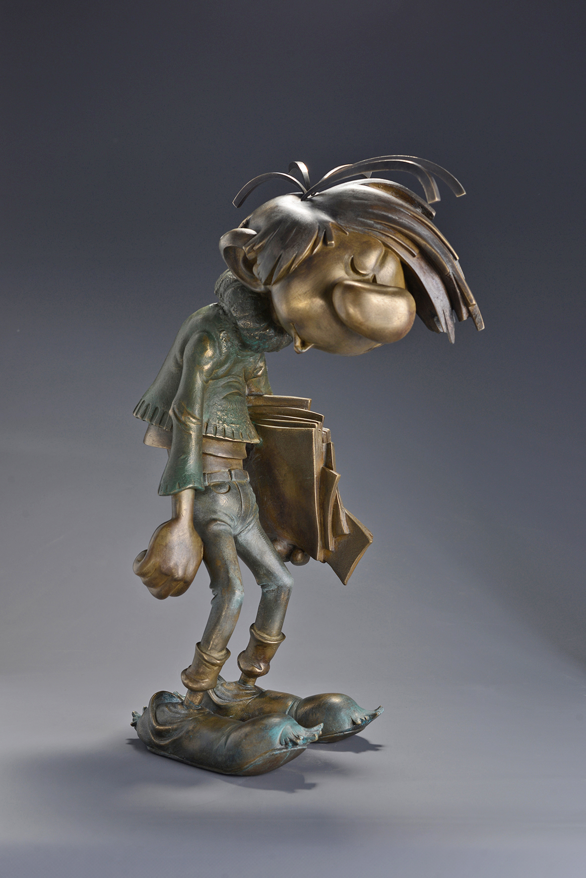 Gaston Lagaffe - Bronze composite
