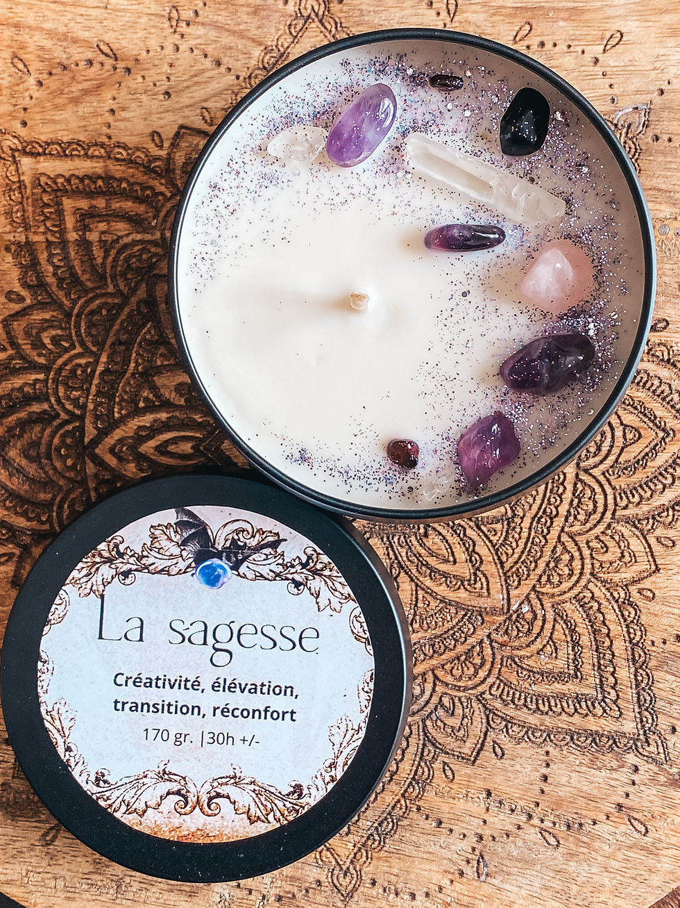 Miniature : Bougie Rituel "La Sagesse" | Créativité, élévation, transition, réconfort