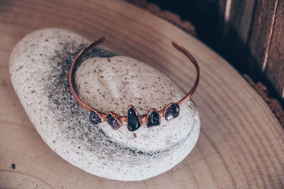 Miniature : Bracelet d'Elfe -Améthystes