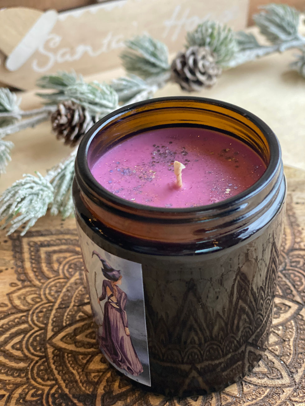 Miniature : Bougie "Pélerinâme" | Boisée, épicée, menthe, pin, girofle, santal, patchouli