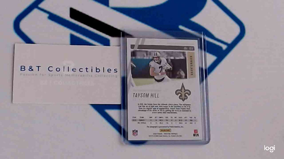 Thumbnail: Taysom Hill 2020 Panini Prestige #164 Auto New Orleans Saints