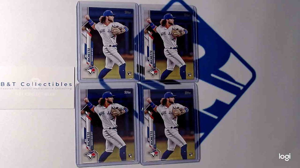 Thumbnail: 2020 Topps Series 1 #78 Bo Bichette Lot (4)