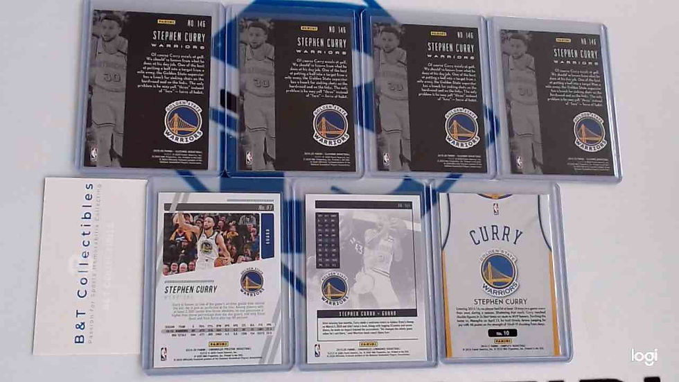 Thumbnail: Stephen Curry - 2016/17 Complete 10, 2019 Illusions 146 (4), Chronicles 151, 51