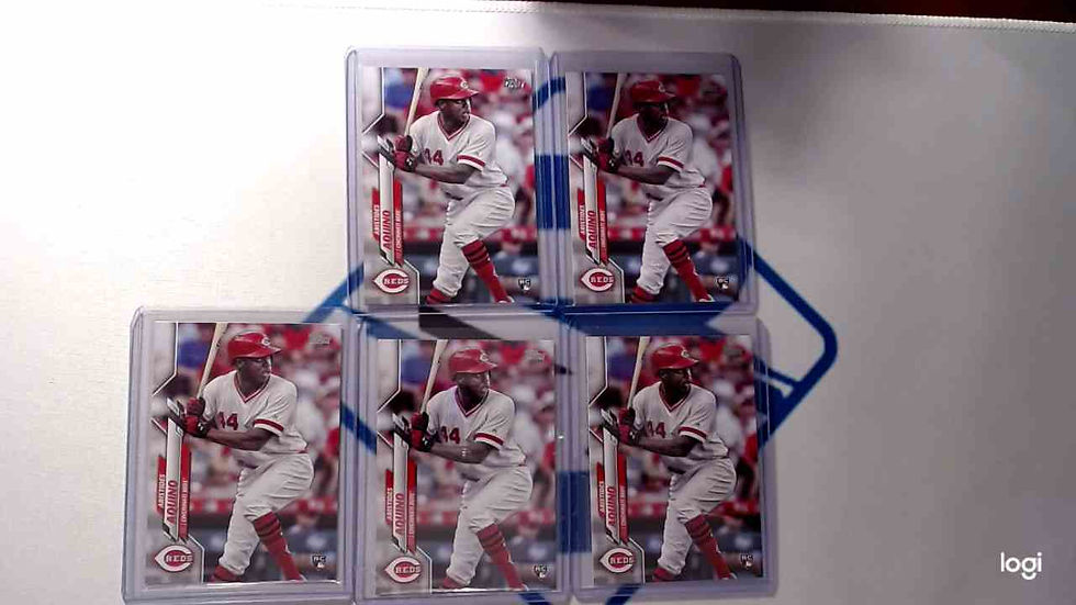 Thumbnail: 2020 Topps Aristides Aquino RC - Cincinnati Reds Rookie Card #20 (Lot of 5)