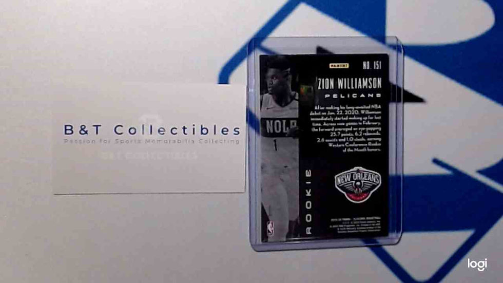 Thumbnail: Zion Williamson 2019-20 Panini Illusions Rookie #151 RC Pelicans