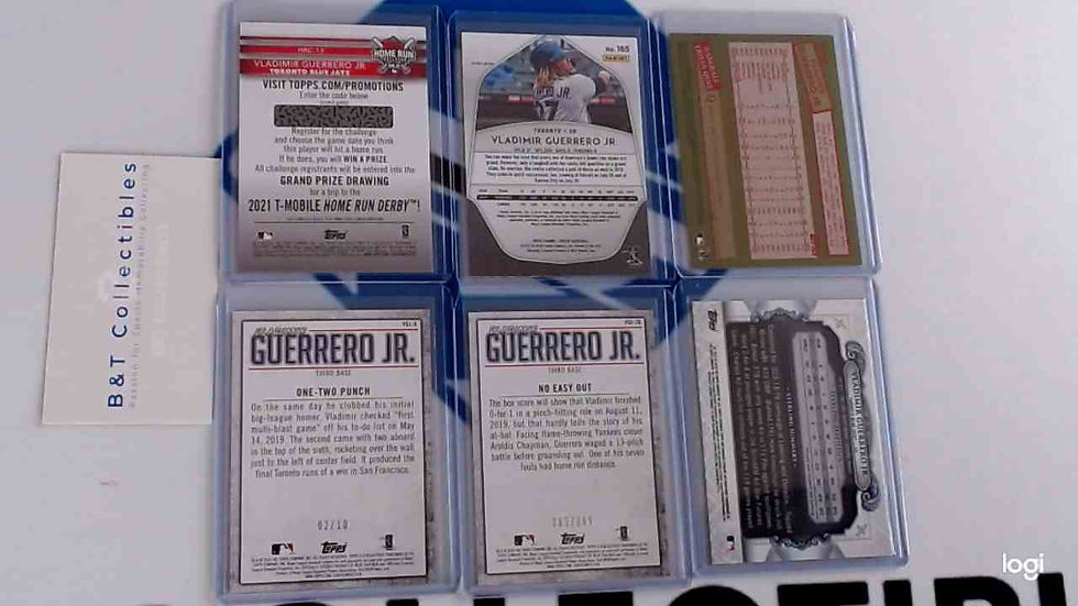 Thumbnail: Vladimir Guerrero Jr. - Lot of 6 - VGJ-6 2/10 and VGJ-26 63/299 Included