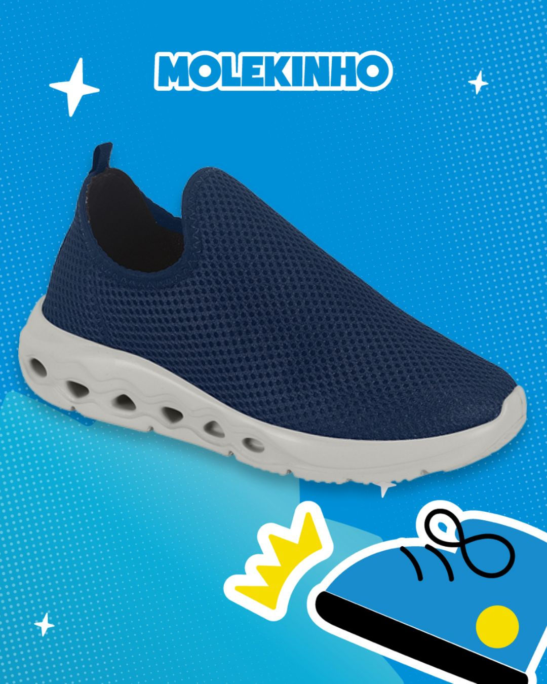 Molekinho Tênis Meia