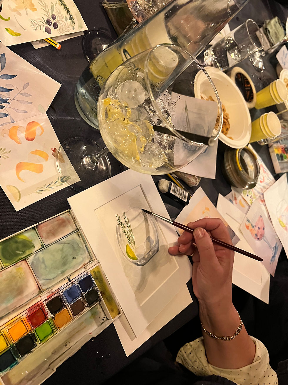 Autumn Hues & Happy Hour - Sip & Paint Workshop 