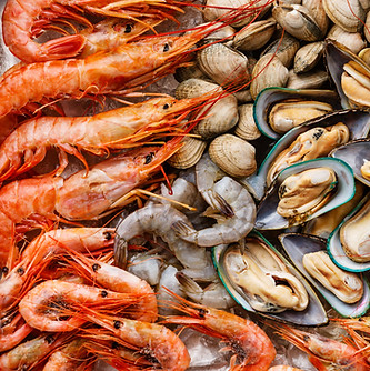 Shrimp, Clams & Oysters