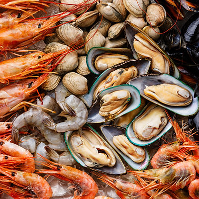 Seafood Shrims and Clams