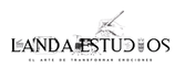 Logo de Landa Estudios, cliente de Asertiva Comunica, holding creativo sensorial.