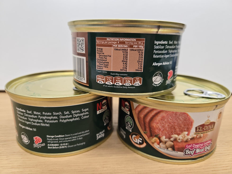 Thumbnail: El Dina Beef Luncheon Meat (1 set)