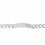 Thumbnail: Sterling Silver Curb Link ID Bracelet 9.3mm