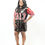 Thumbnail: Black and Red Sequined Delta Sigma Theta Dress