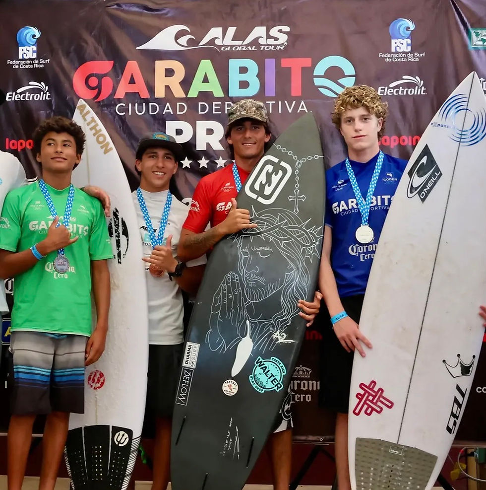 Chile Secures Double Youth Podium at ALAS Garabito Pro