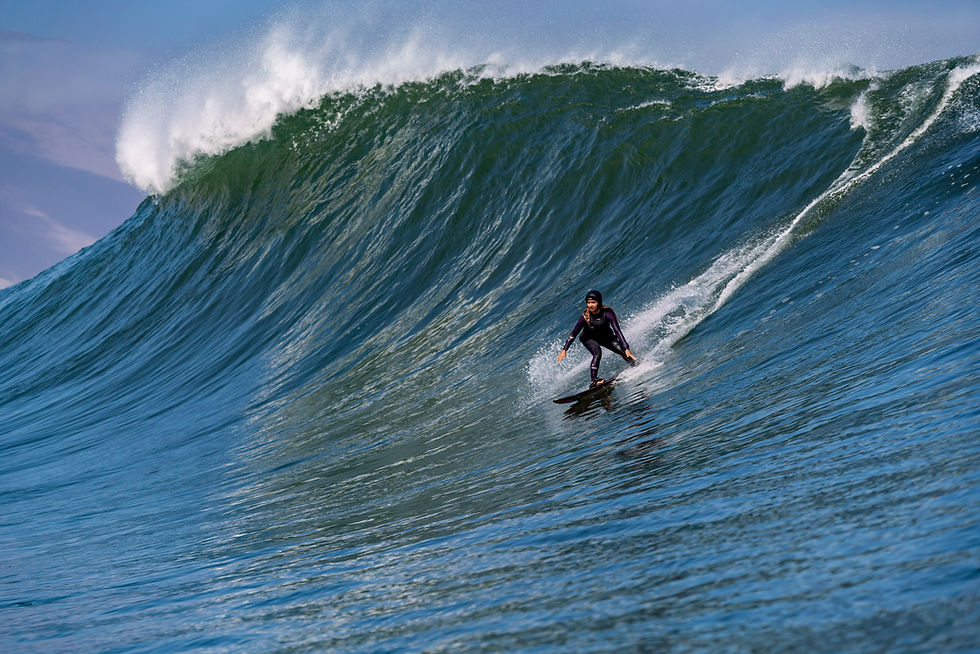 Matilda Bultó surfing - Provided by her mother, Lorena Lara