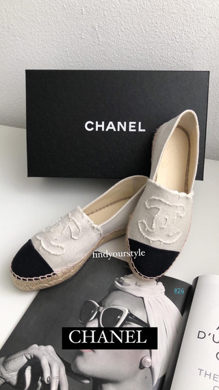 舒服又百搭Chanel鉛筆鞋~布款舒適透氣夏日必備!現貨限量認購中