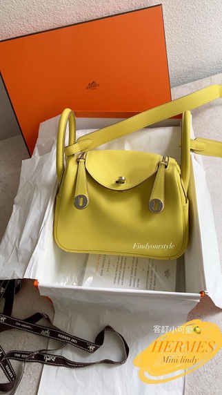 Hermes 超可愛糖果色mini lindy🔥