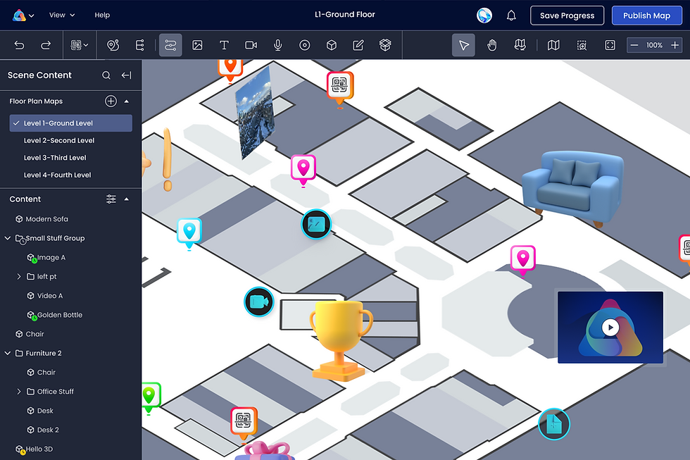 Level Selector Open in Studio