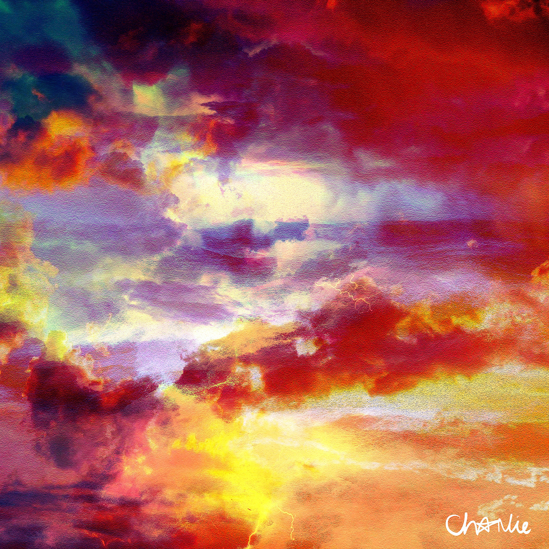 Uncontainable - Limited Edition Contemporary Digital Fine Art by Charlie