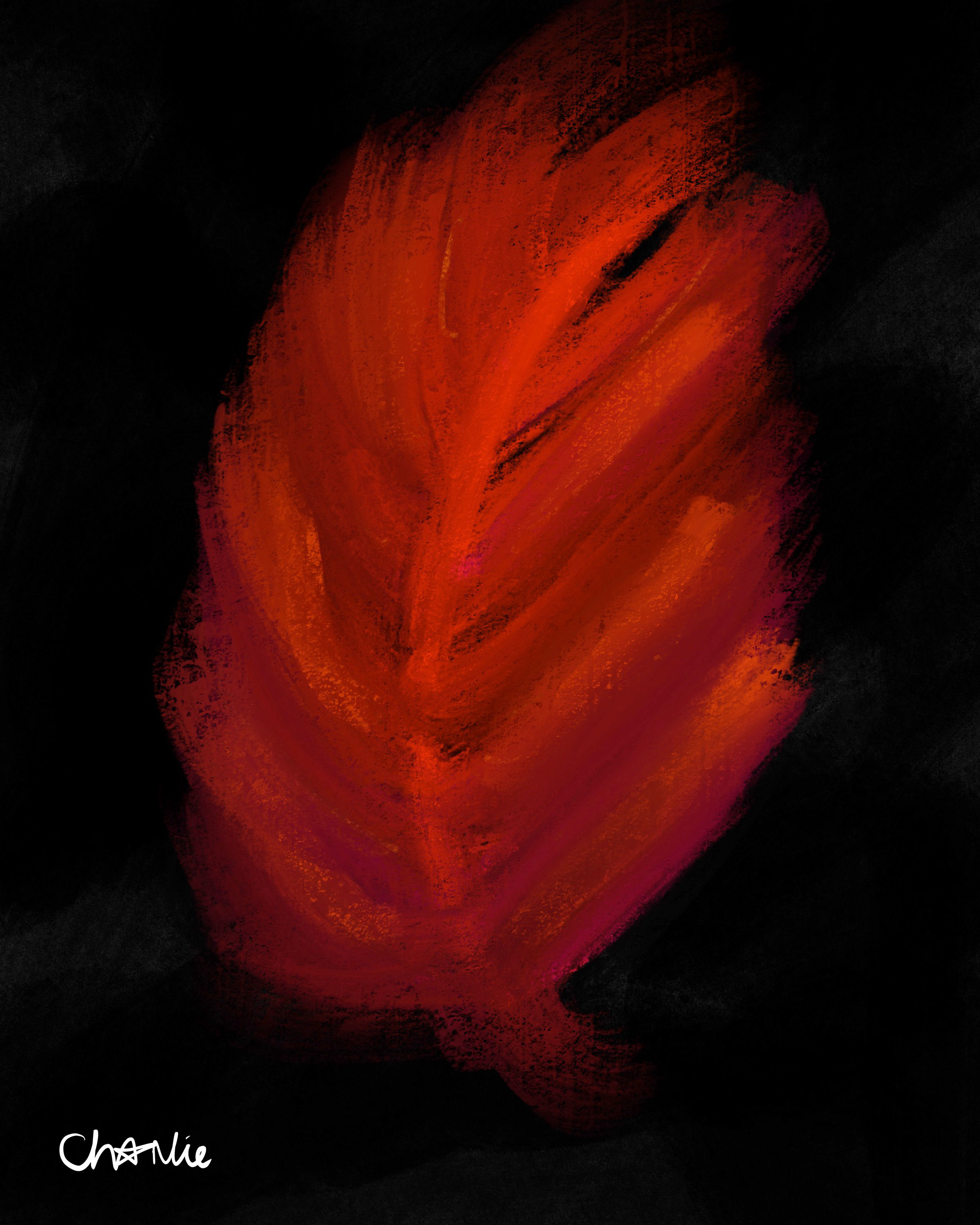 Burning Bright - Limited Edition Contemporary Digital Fine Art by Charlie