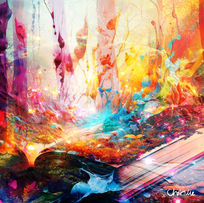 Across Dimensions - Limited Edition Contemporary Digital Fine Art Print by Charlie