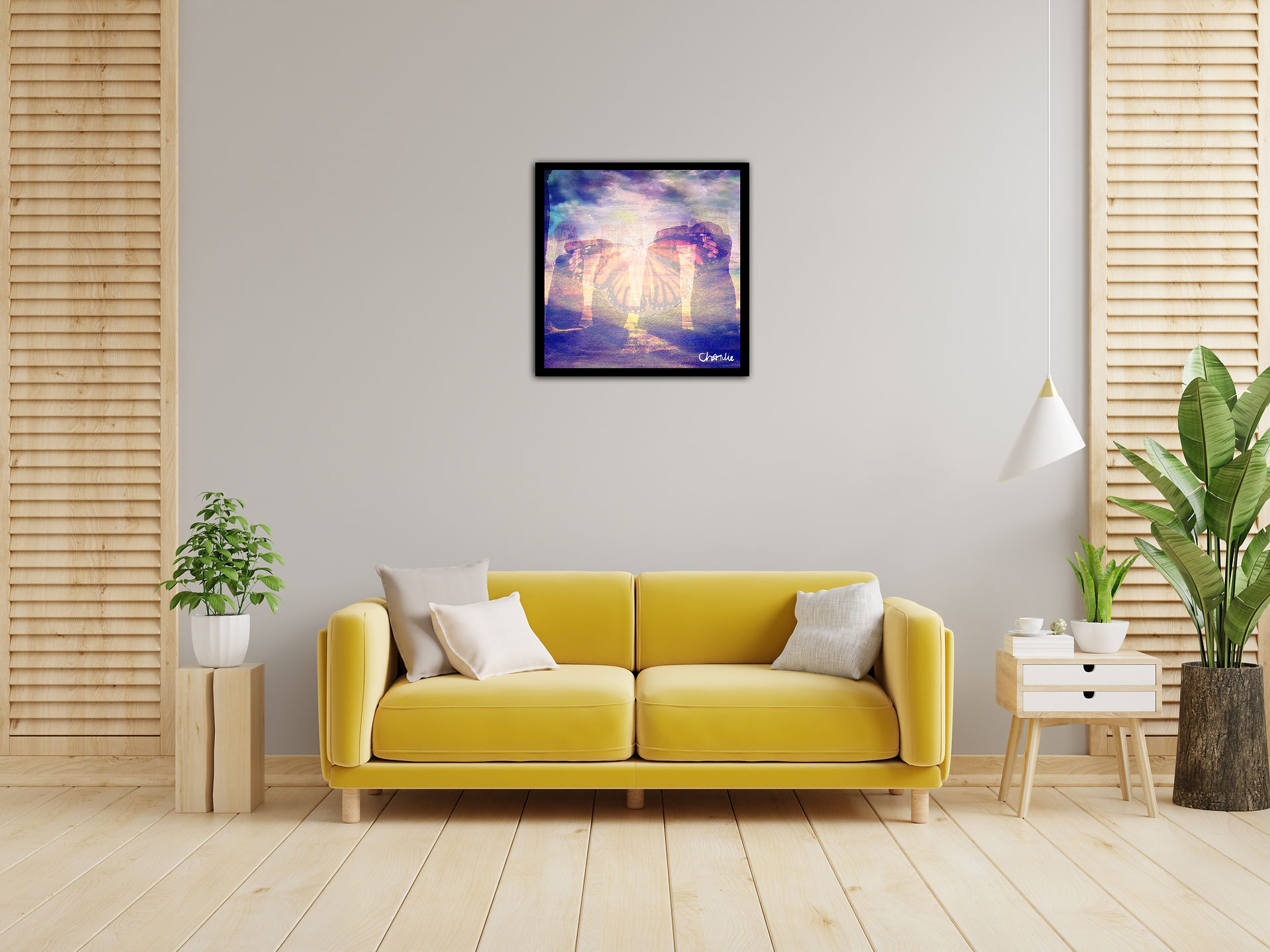 Between The Eternal Ephemeral Original Contemporary Digital Fine Art by Charlie