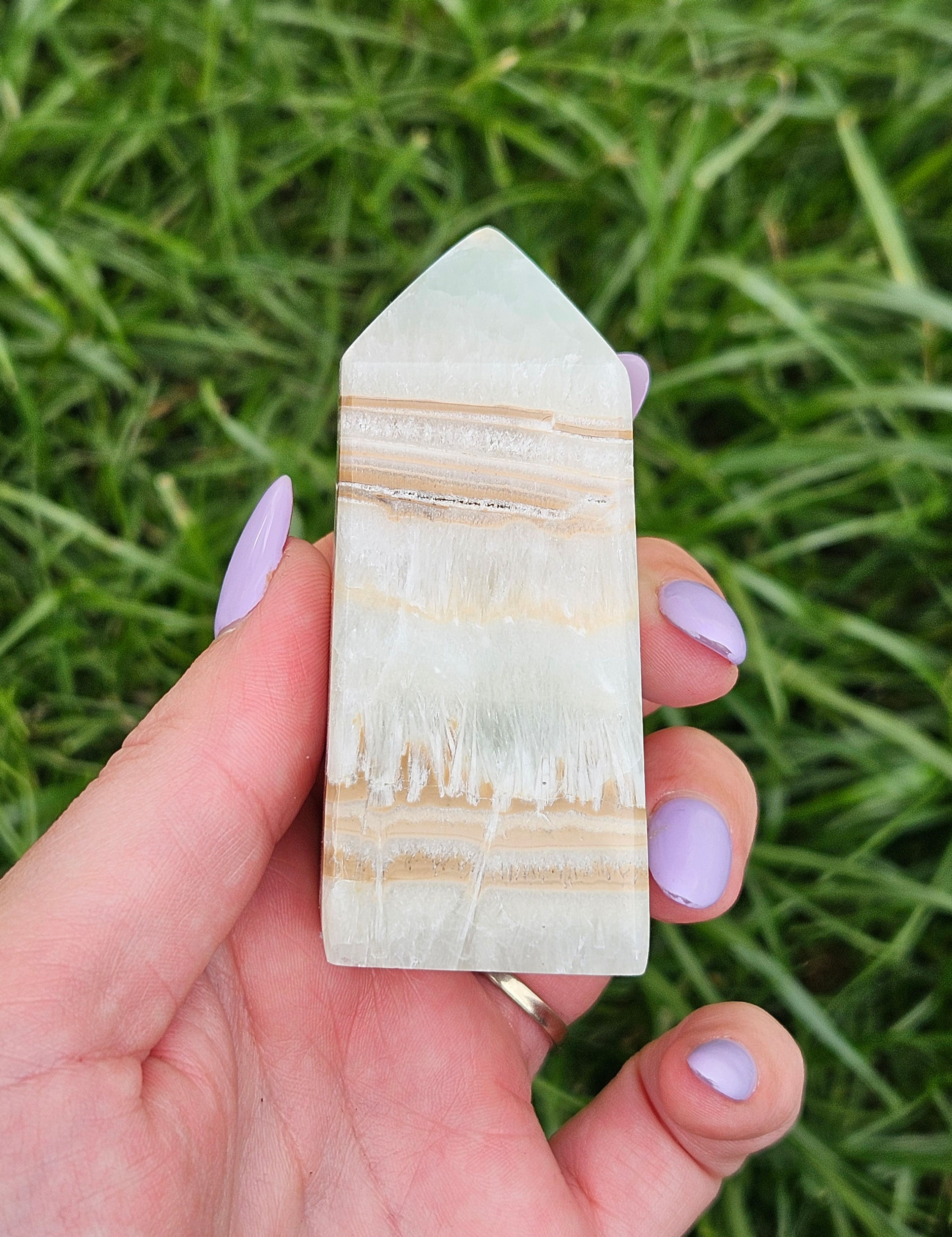 Caribbean Calcite Obelisk