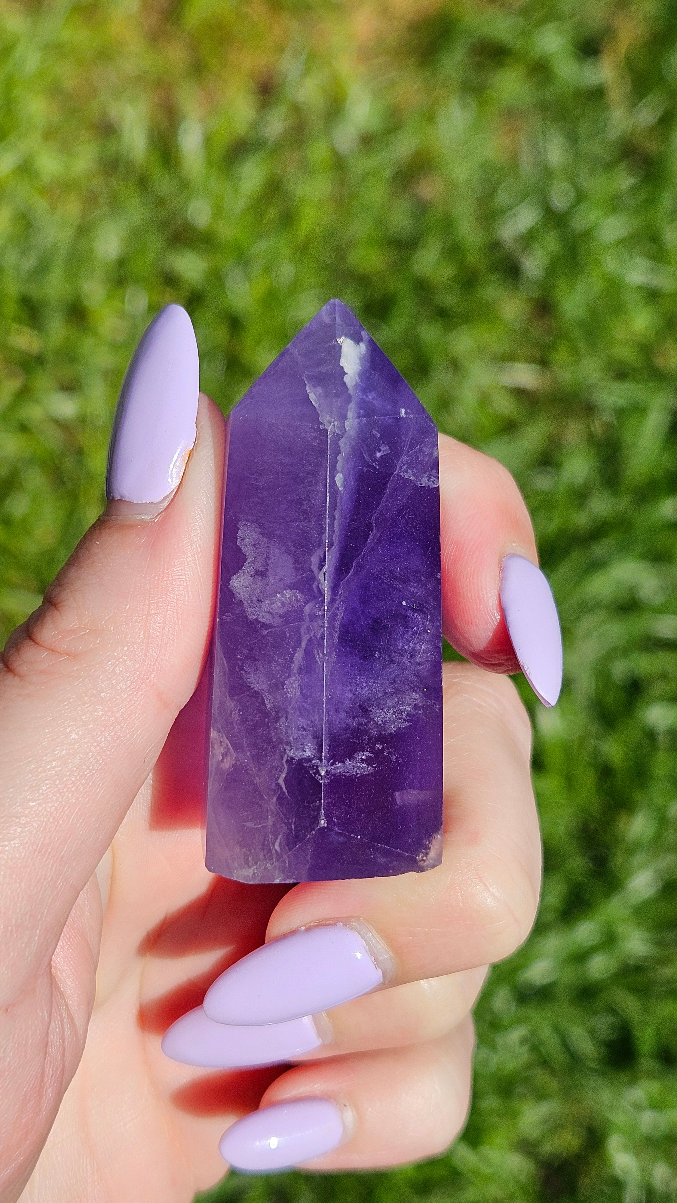 Purple Fluorite Tower