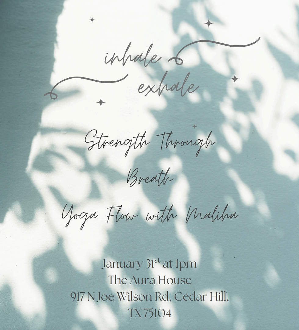 Community Class: Strenth Through Breath with Maliha