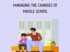 What happened to my sweet kid? Managing the changes of Middle School