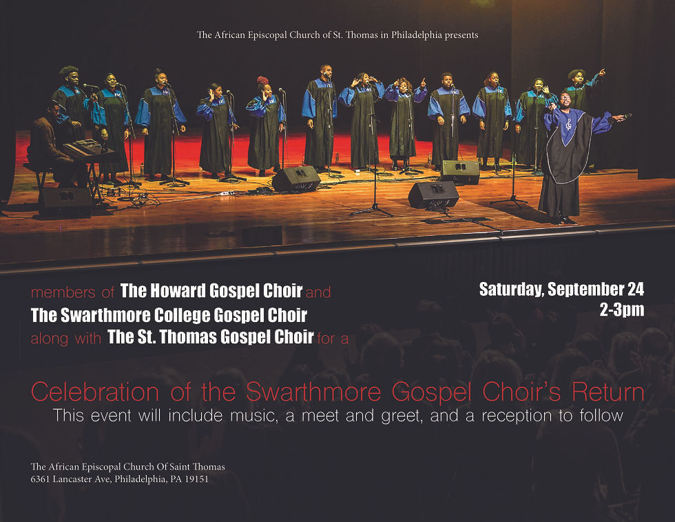 Swarthmore Gospel Choir's Return Concert